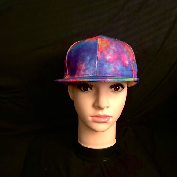 Forever 21 Tie Dye Rainbow SnapBack Hat - Picture 1 of 5